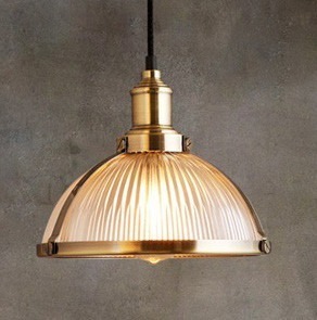 Đèn thả chao thủy tinh đuôi xi vàng hiện đại TT.23A