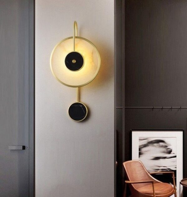 Đèn tường hiện đại chao đá tự nhiên VK.98